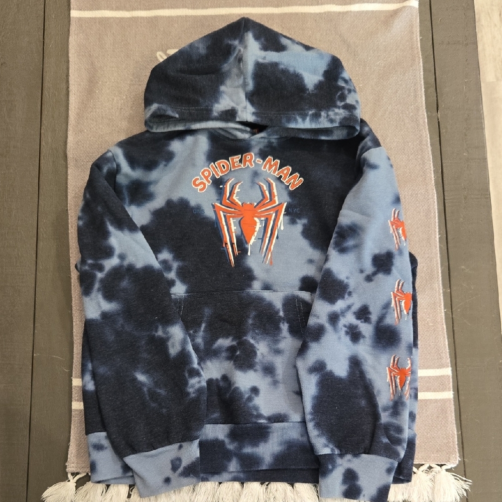 Marvel Blue and Black Hoodie Sweatshirt